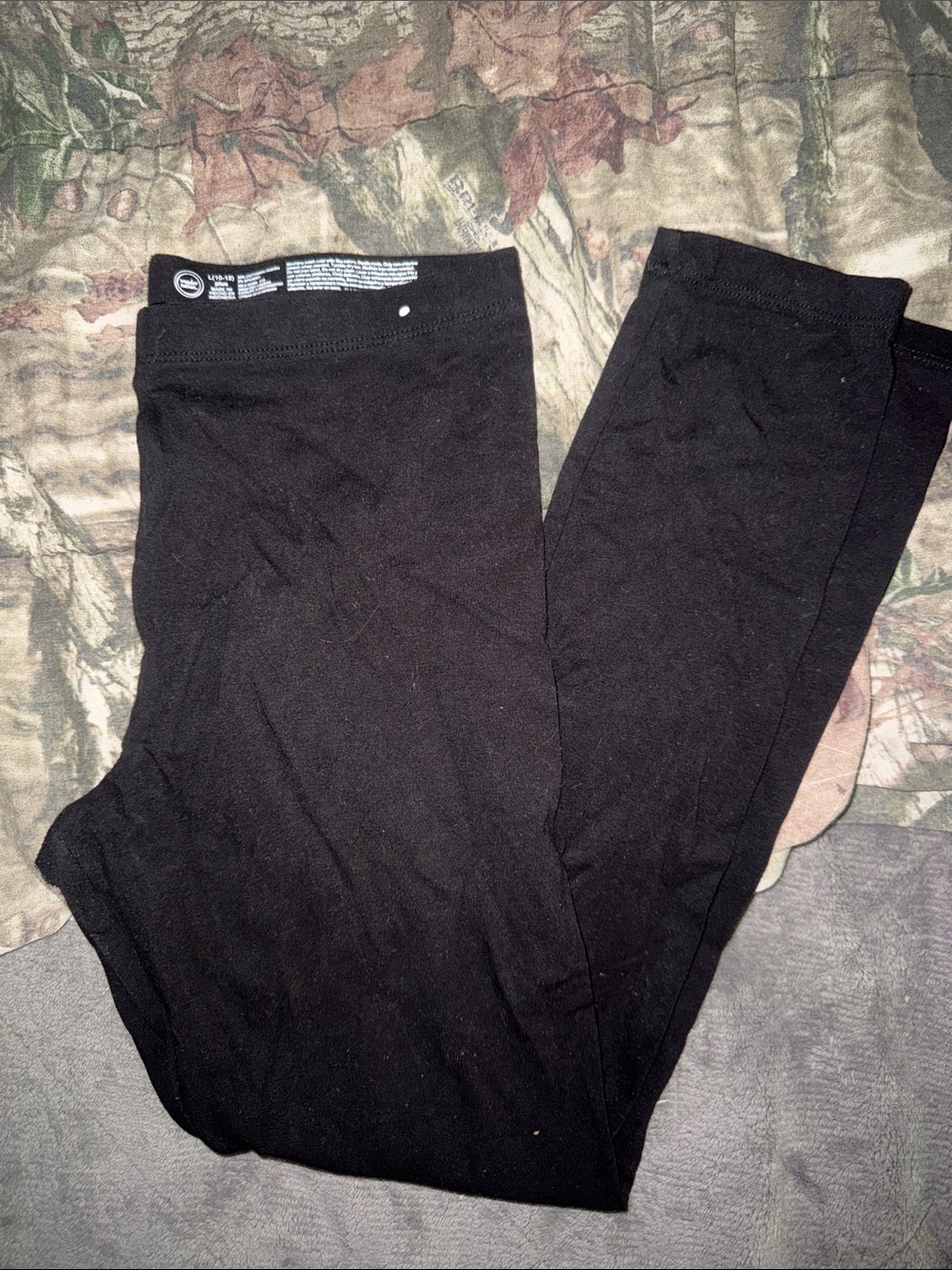 wonder nation Black Girls' Solid Stretch Leggings